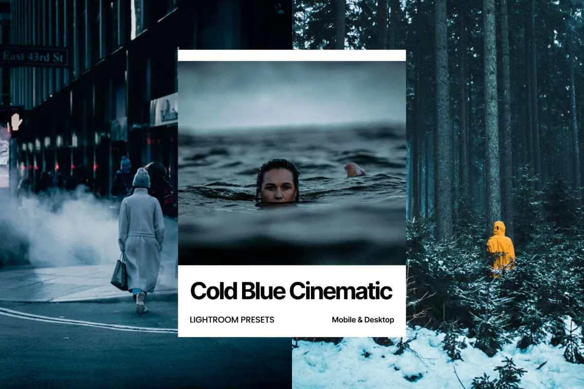 Cold Blue Cinematic Lightroom Presets