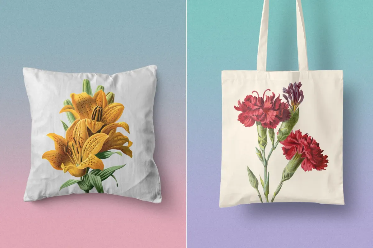 Atlas of Flowers — Botanical Art Set