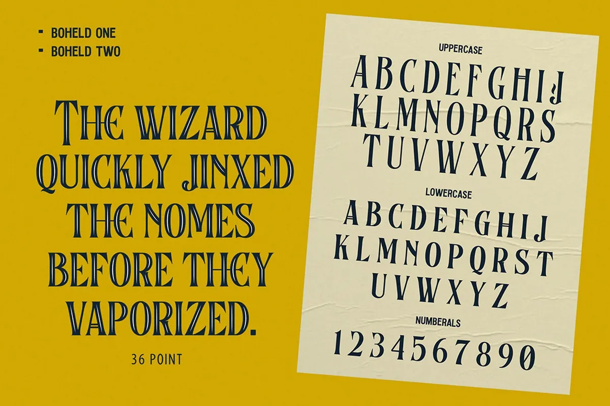 Boheld Font Collection