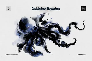 Inktober Photoshop Brushes