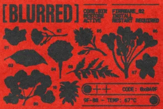 Blurred Toner Printer Effect
