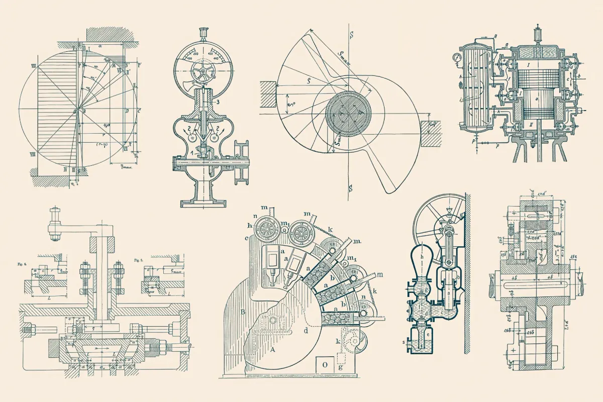 Vintage Blueprints Collection