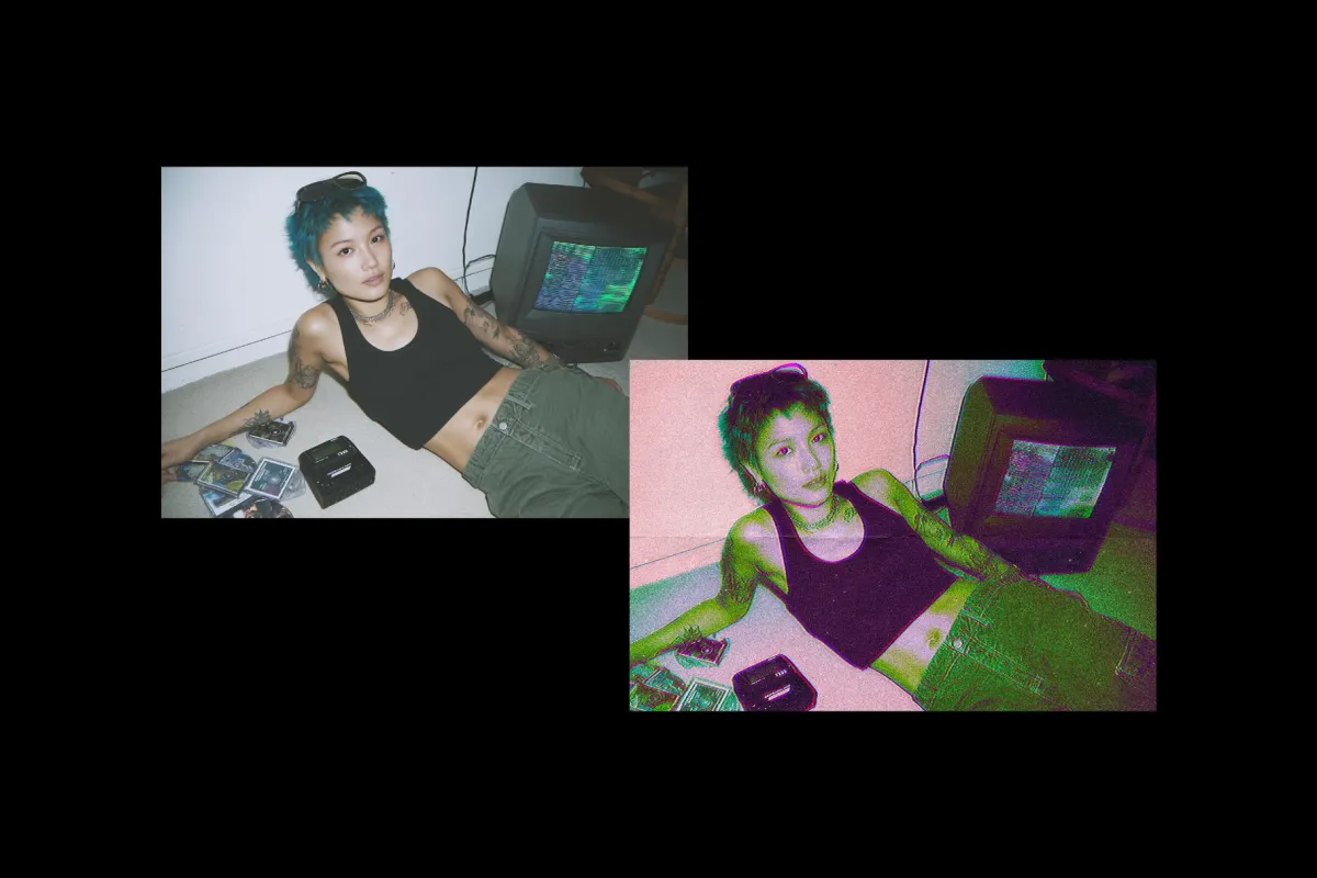 RGB Color Distort Photo Effect