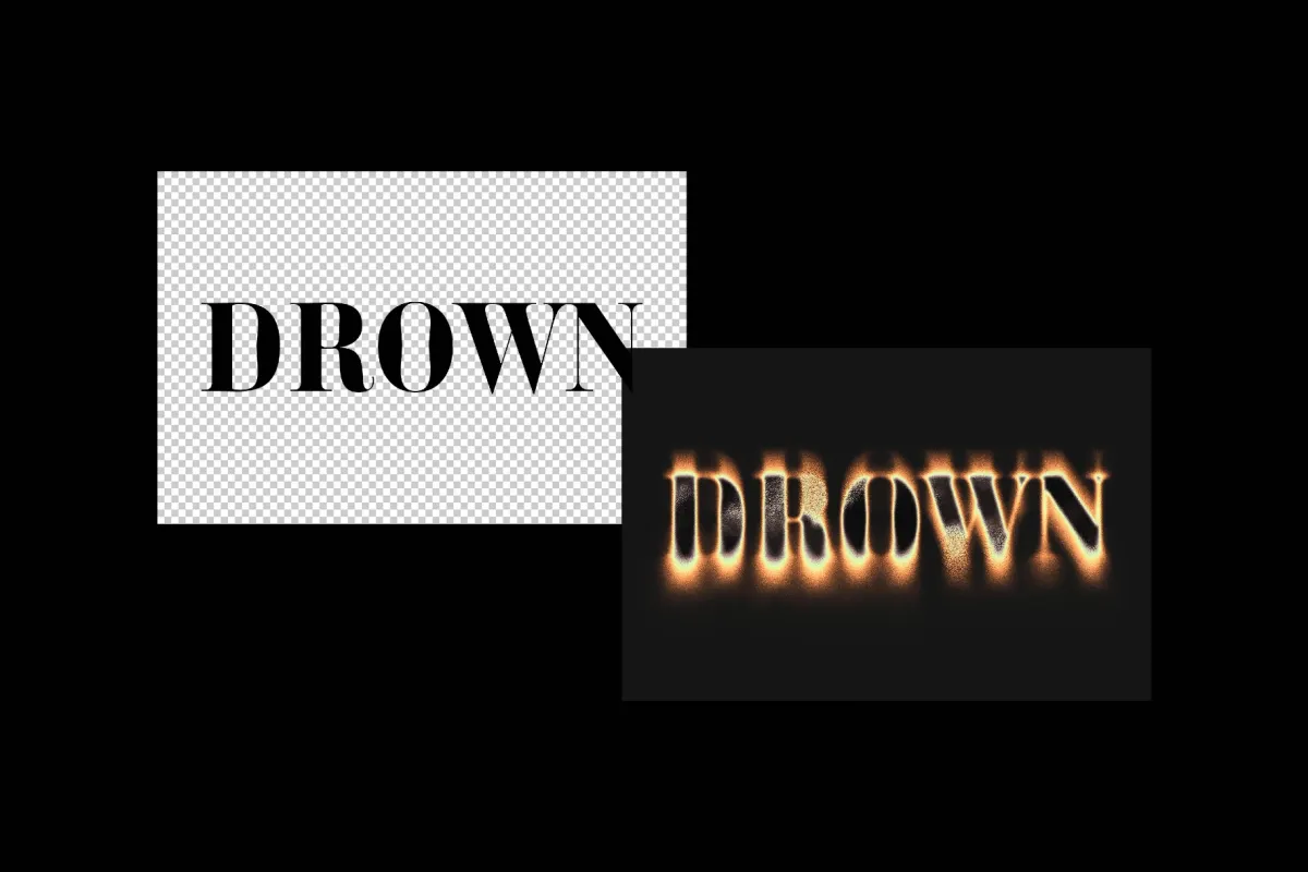 Blurred Text Effect