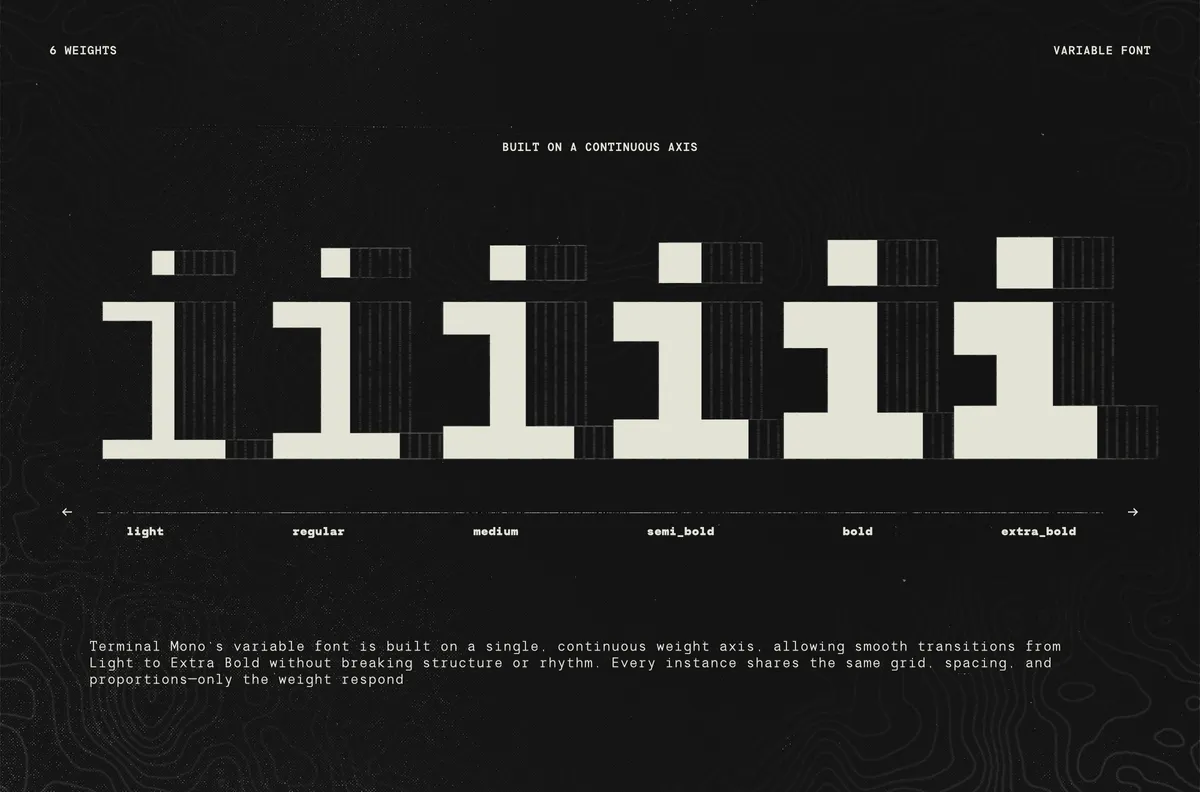 TRT Terminal Mono - Monospace Font