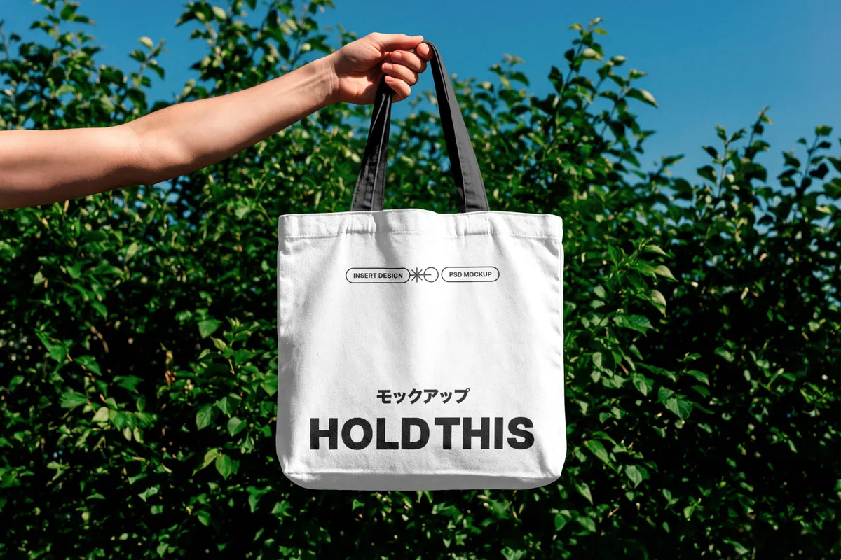 Summer Tote Bag Mockup