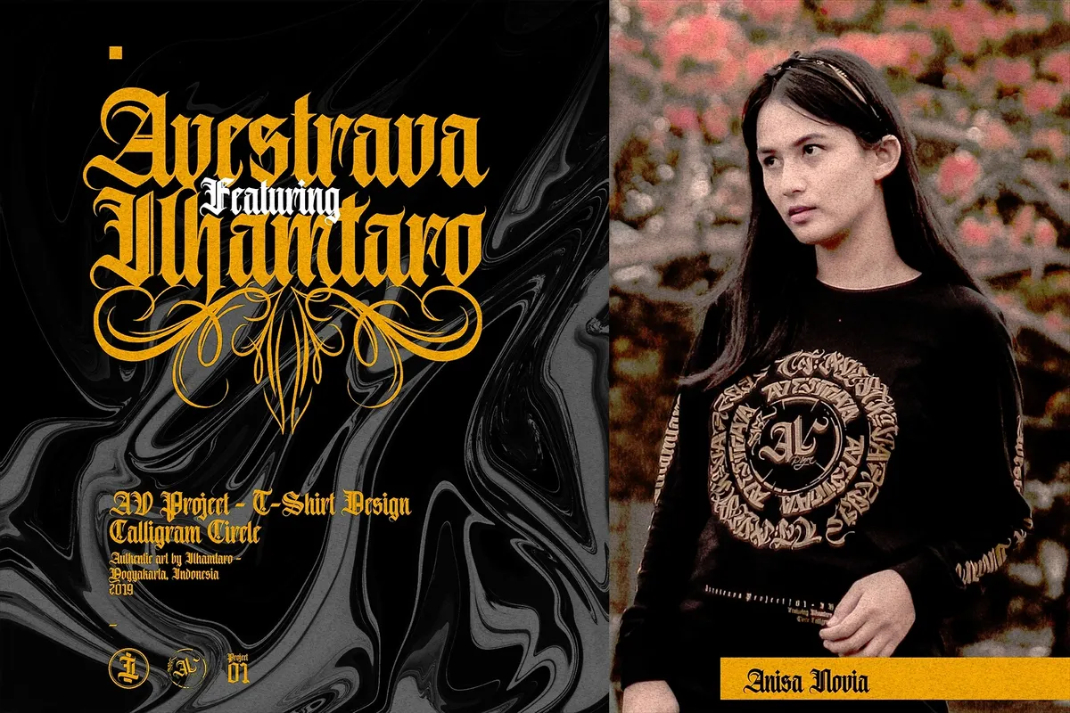Avestrava - Ornamental Blackletter Font