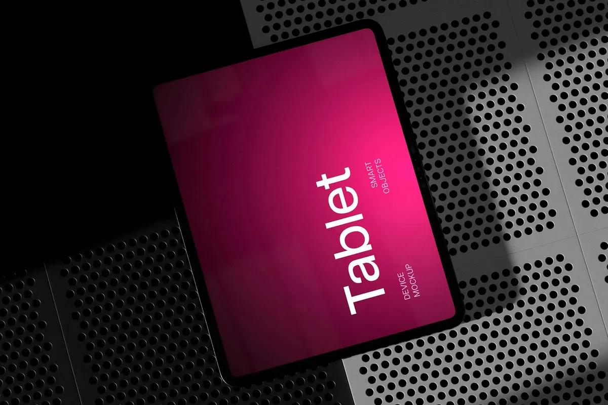 Industrial M4 iPad Pro 13 Mockup