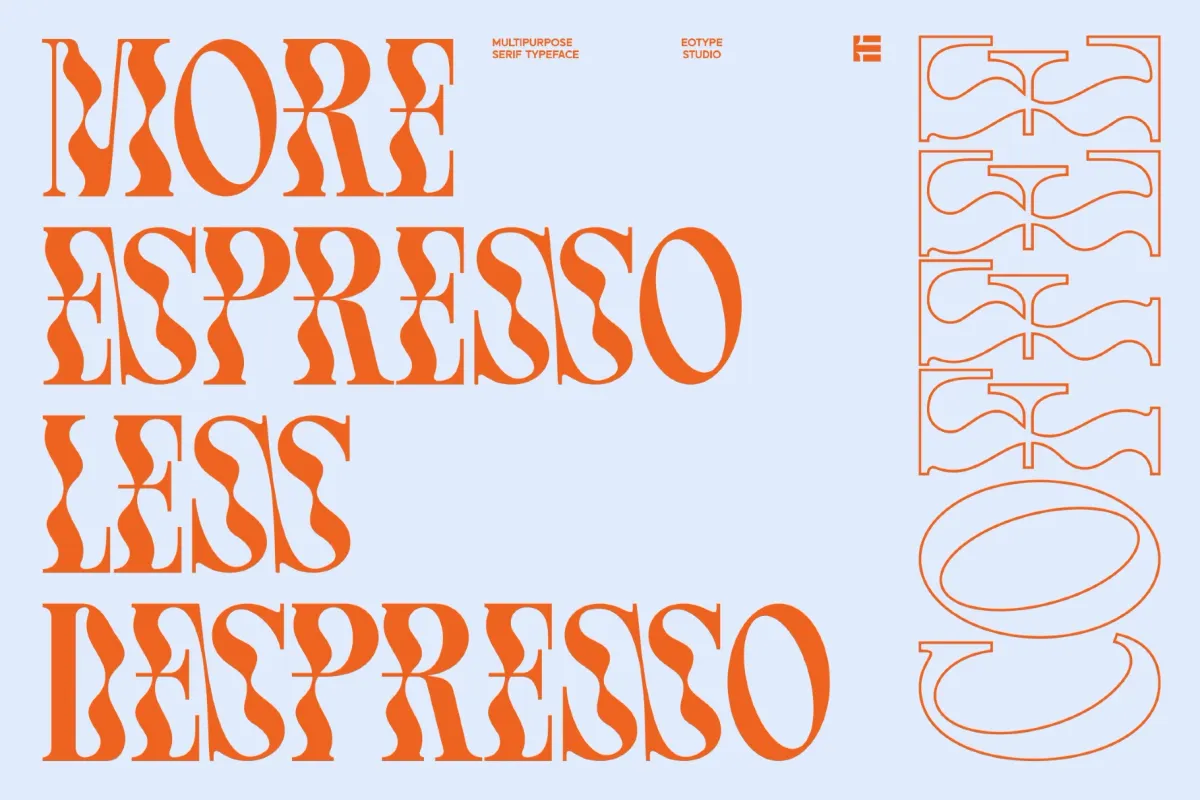 Flowsun - Psychedelic Groovy Serif Font