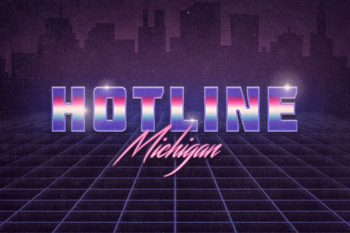 Back to the 80s Retro Text Effects