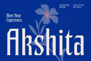 Akshita Display Font