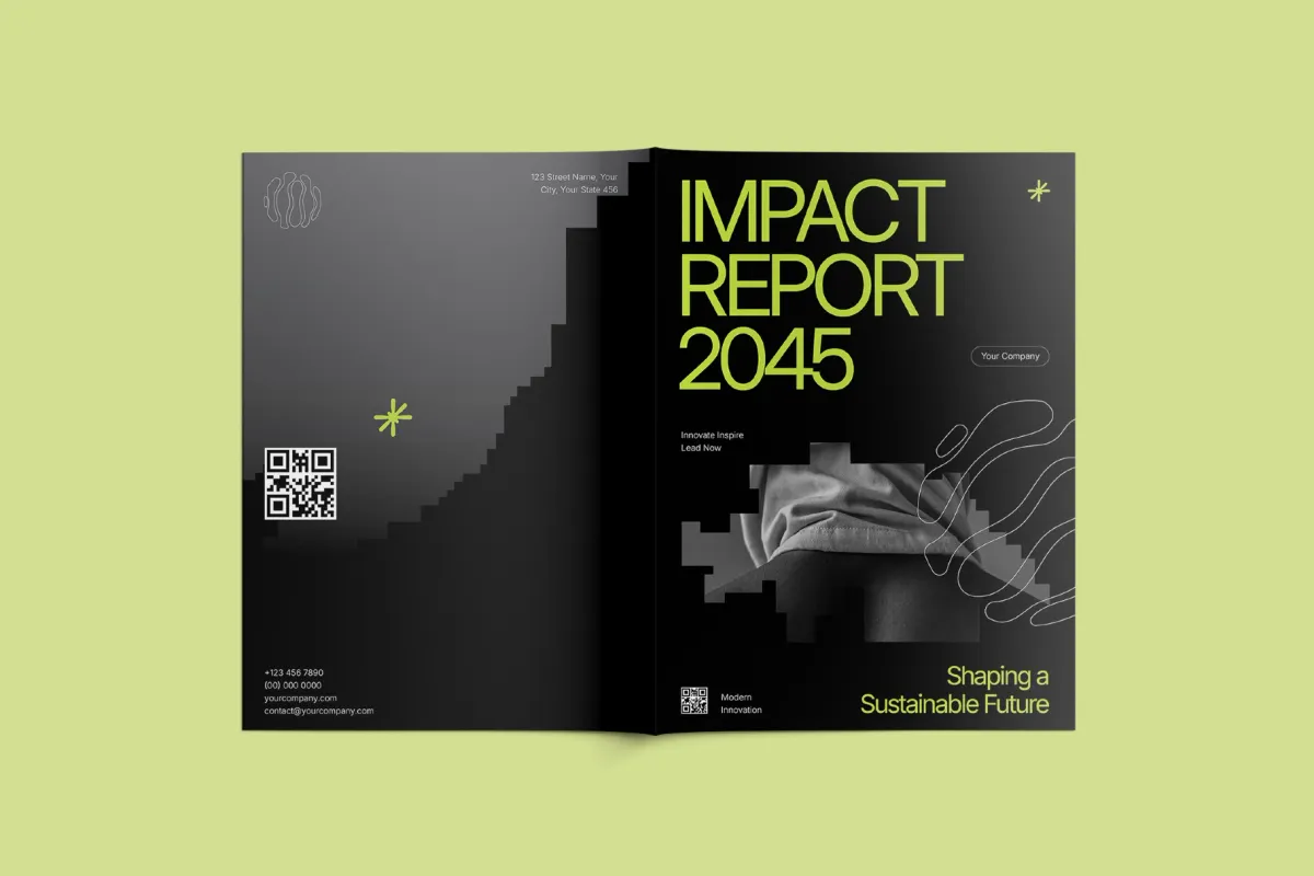 Humma - Minimalist Impact Report Template