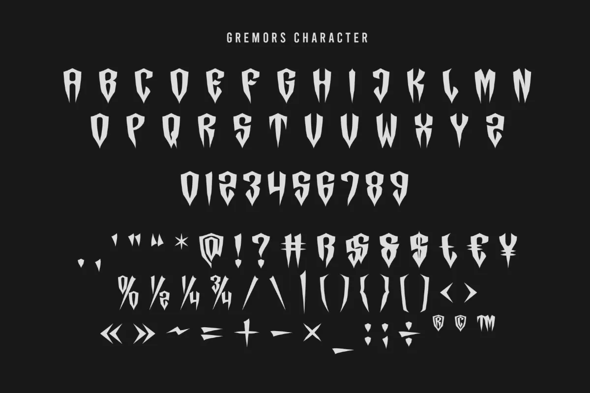 Gremors an Aggresive Urban Typeface