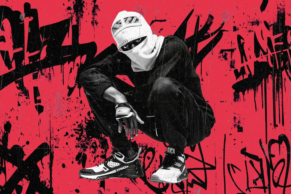 Urban Graffiti Collage Photo Effect
