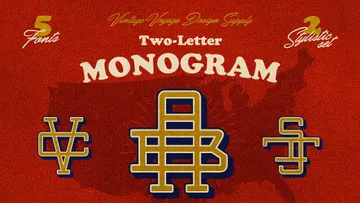Vintage Monogram Font