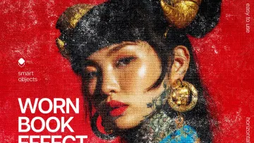 Worn Book Photo Effect