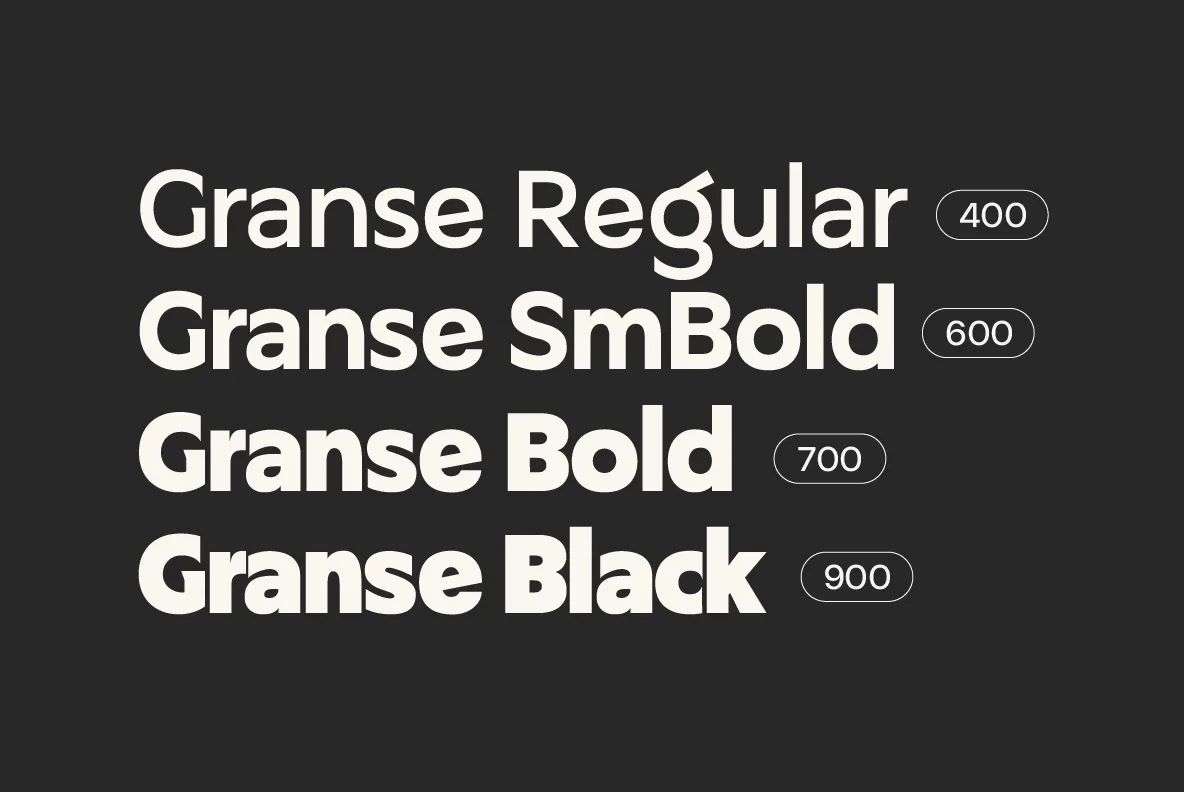 Granse - Modern Sans Serif Font