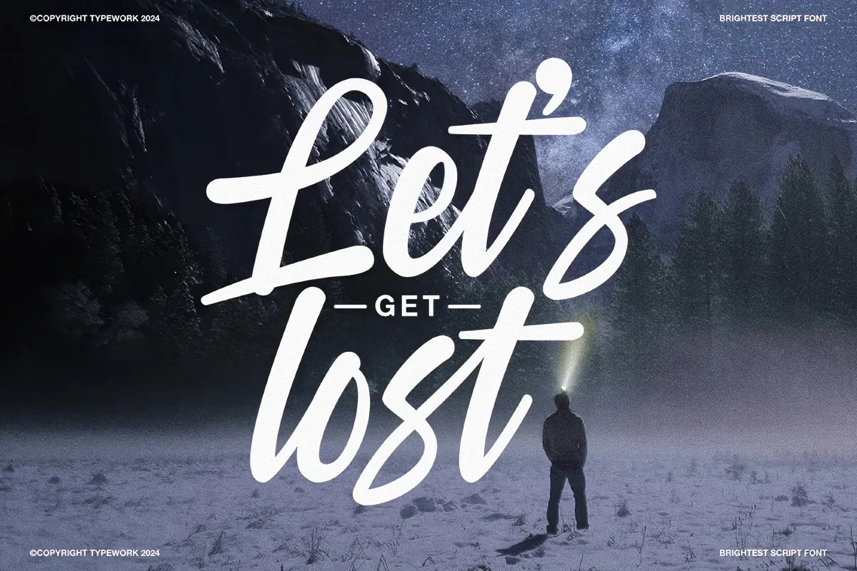 Brightest – Graffiti Signature Font
