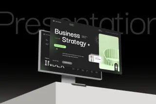 Black&Green Business Strategy Keynote Template