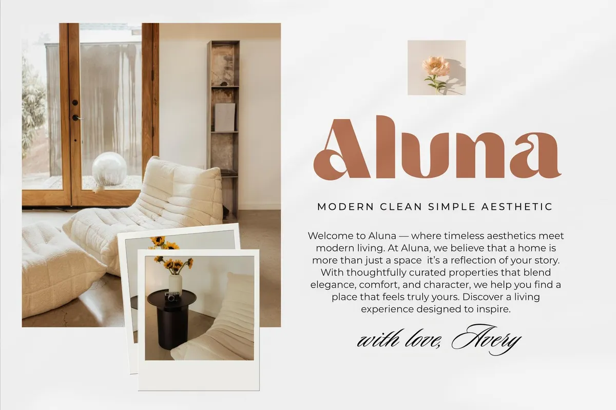 Hiluna — Clean Sans Serif
