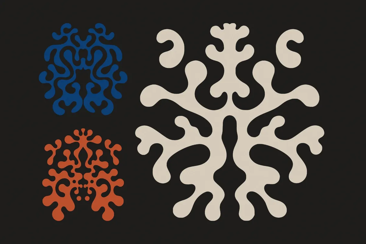 Rorschach Morphism Fluid Shapes