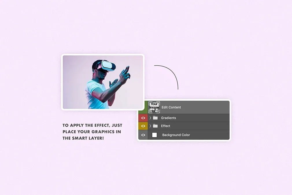 Pixel Dispersion Photo Effect