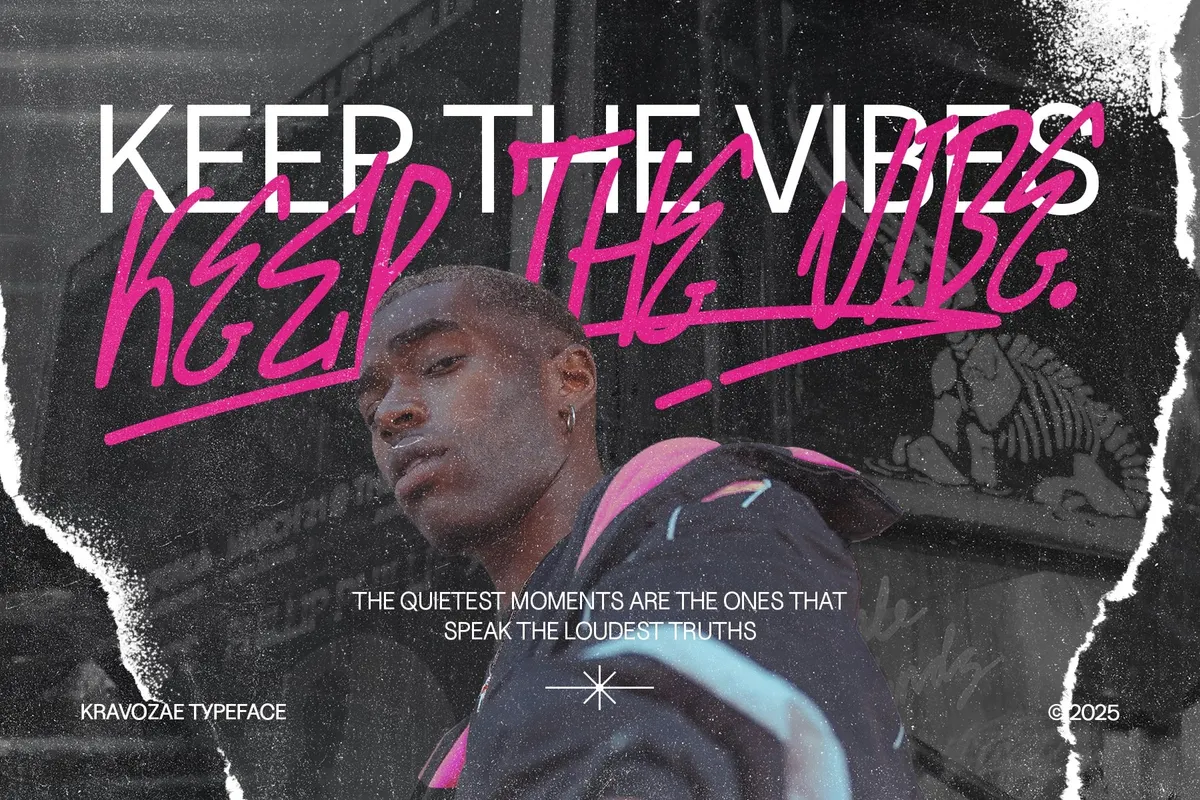 Kravozae - Graffiti Display Font
