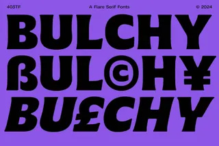 Bulchuy Sans Serif Font