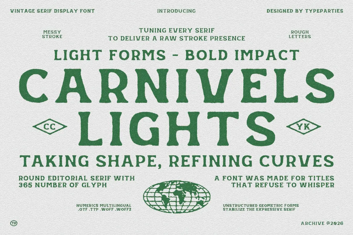 Carnivels Lights - Display Serif