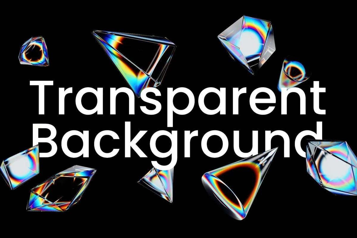 3D Prism Glass Illustrations