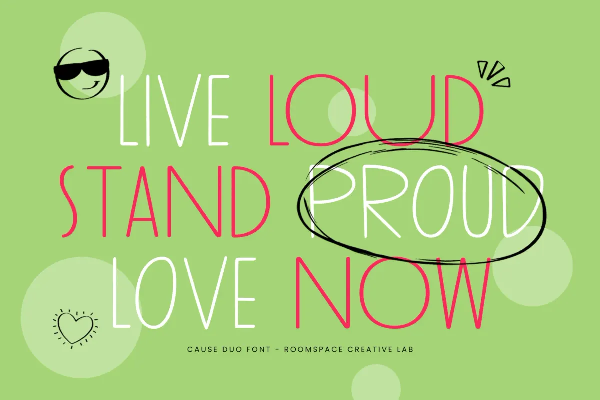 Cause Duo – Modern Minimal Sans Duo Font