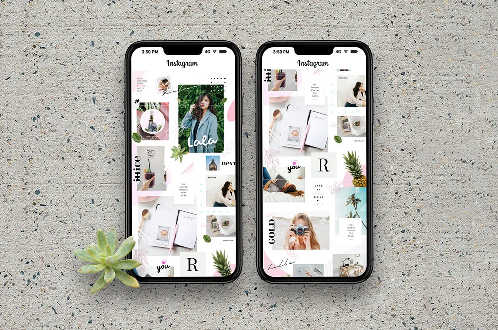 Lala Puzzle Instagram Templates
