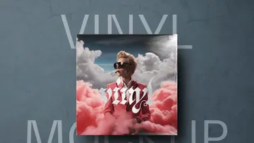 Vinyl Record Cover Mockup