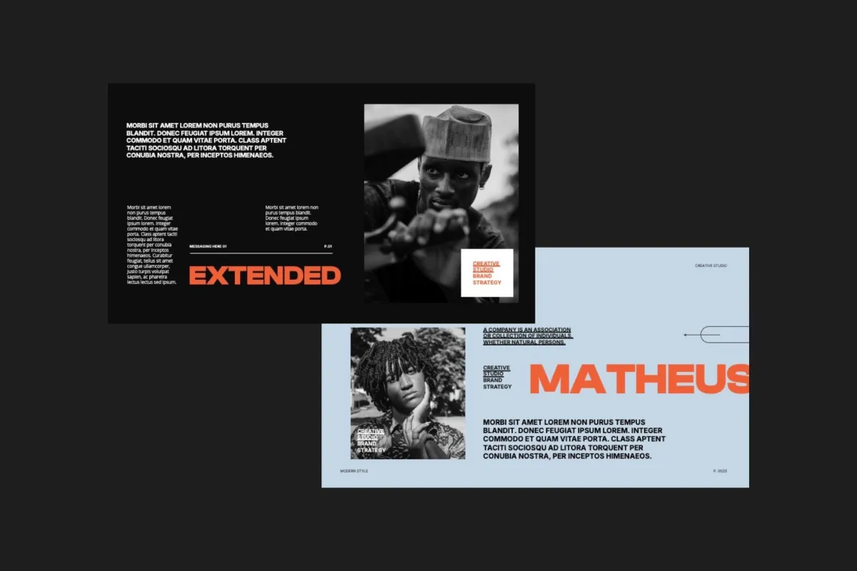 Matheus - Brand Presentation Figma Template