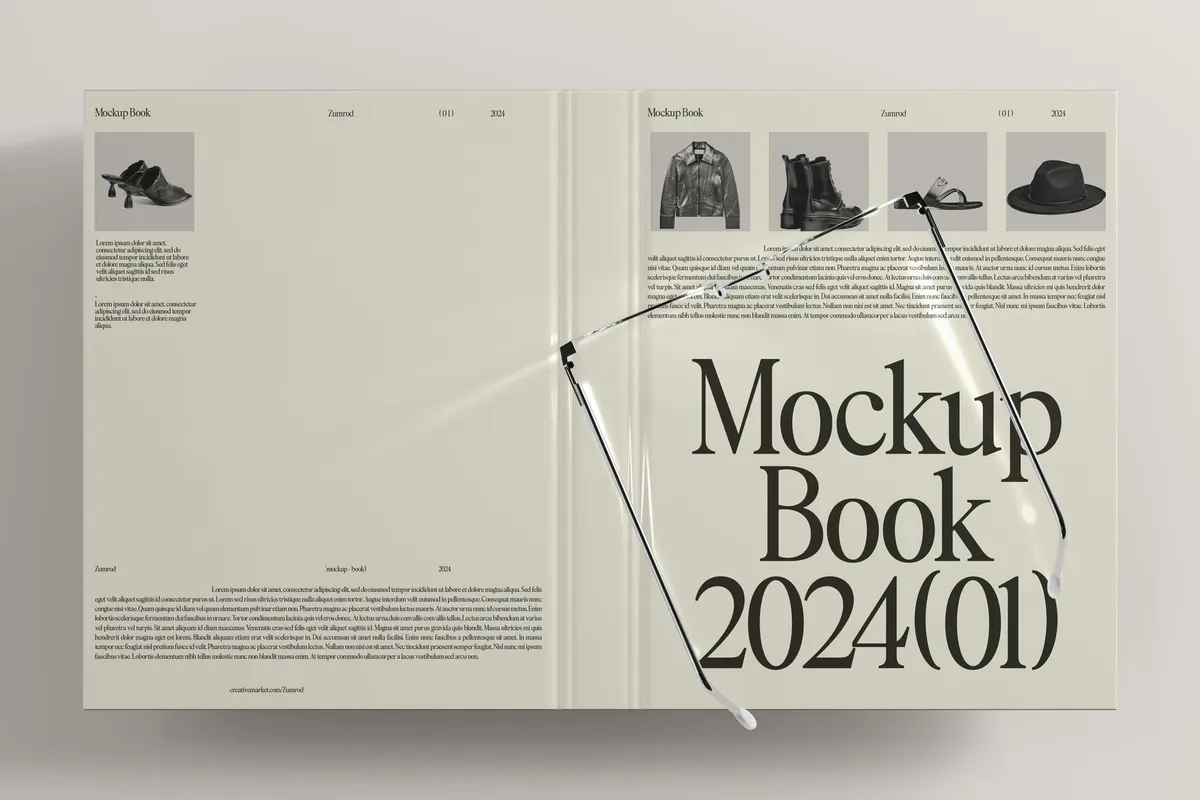 Minimal Book Mockup