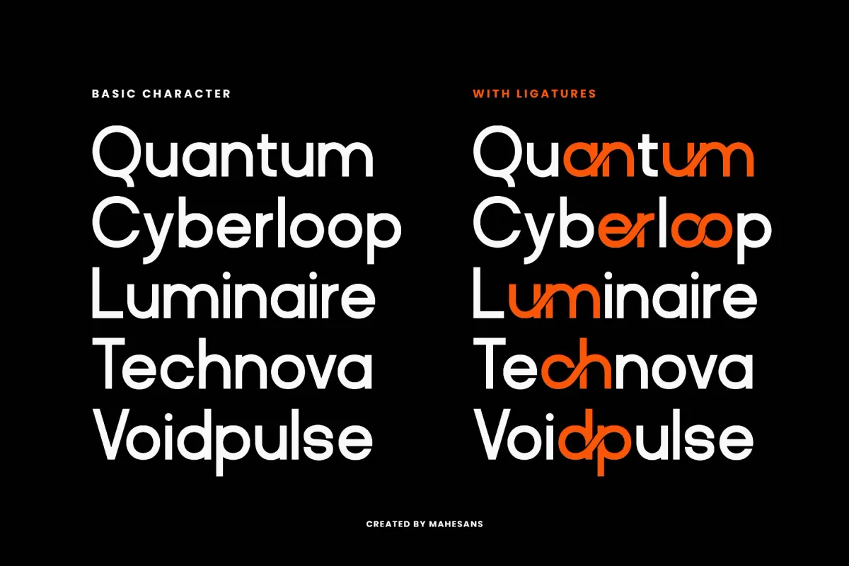 Madbox – Modern Ligature Sans Serif Font