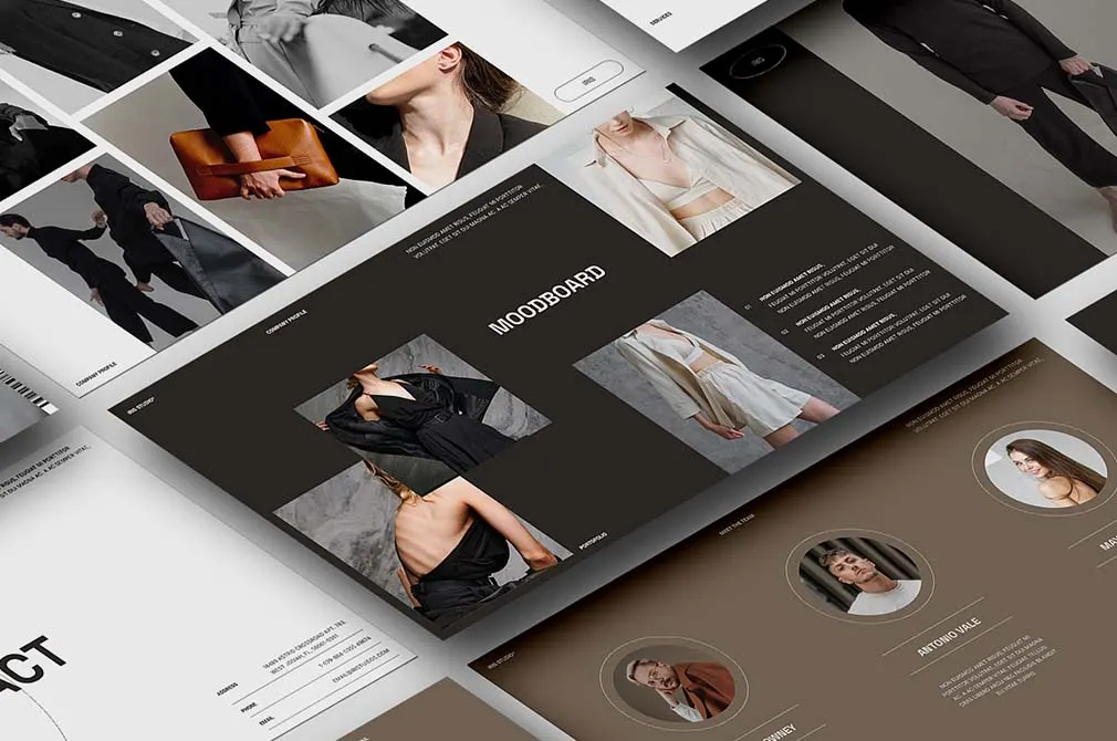 Iris Company Profile — PowerPoint Template