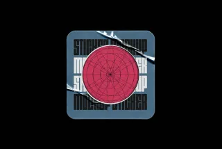 Square Vinyl Sticker Mockup