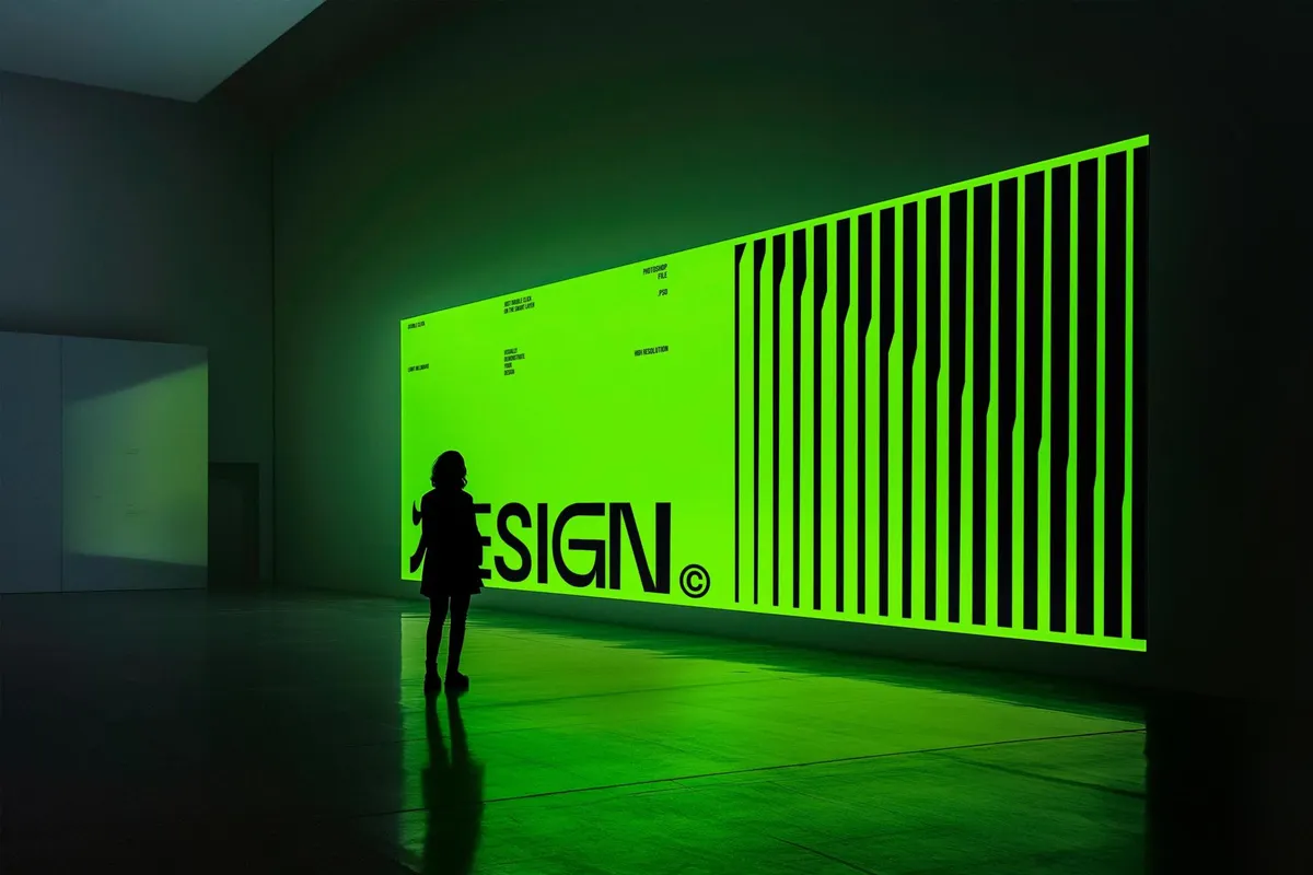 Gallery Light Billboard Mockup