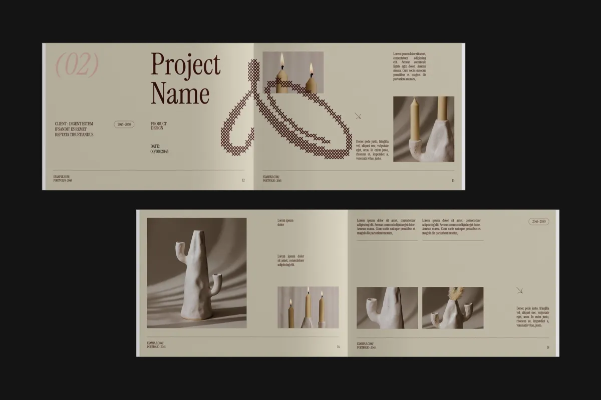 Creative Elegant Portfolio - Canva Template