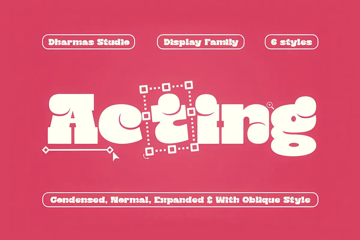 Acting - Slab Rounded Family