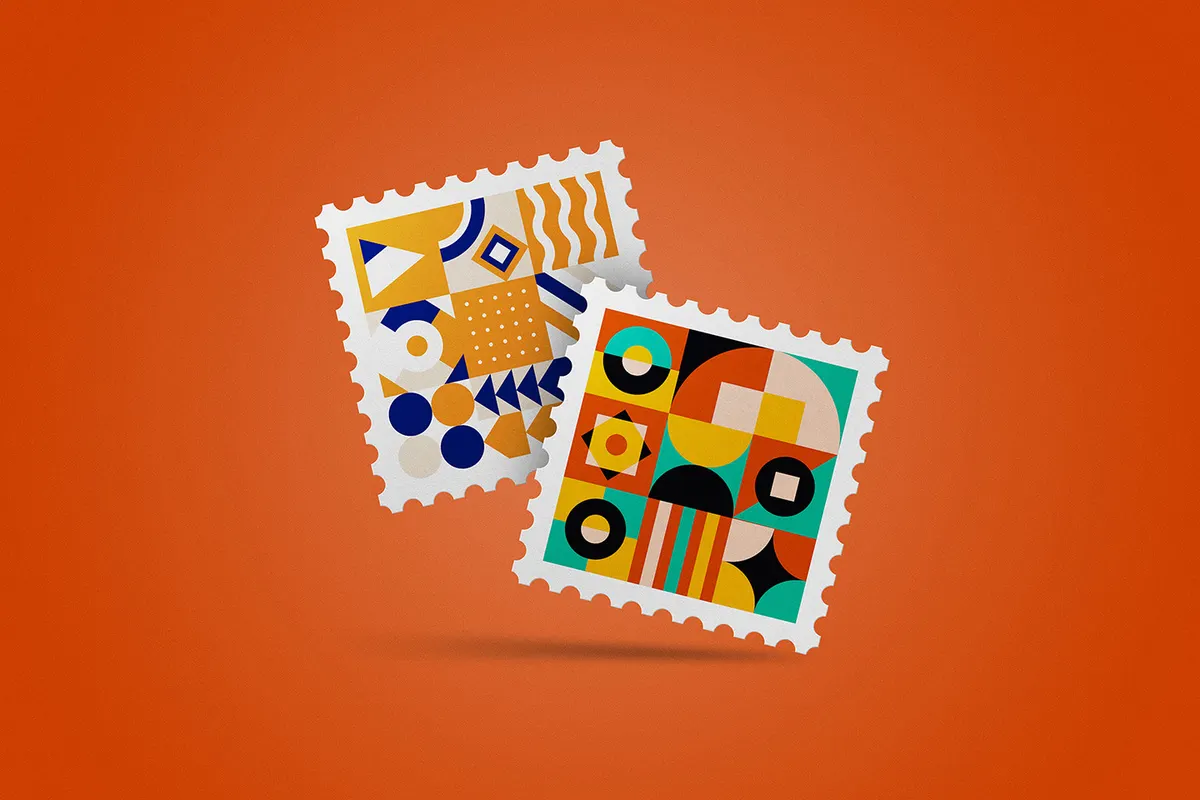 Postage Stamp Mockups