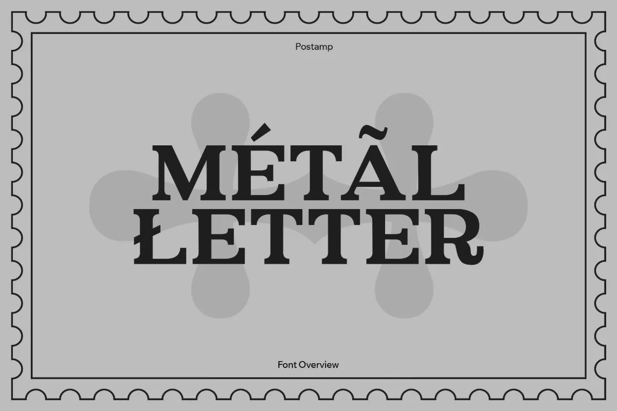 Postamt Font