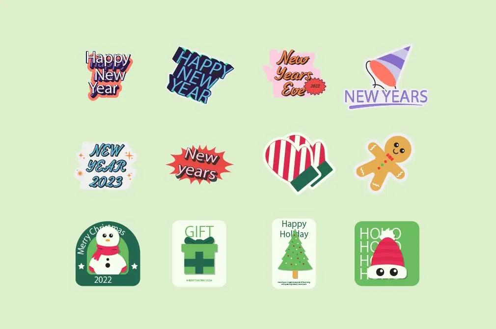 Retro Sticker Pack