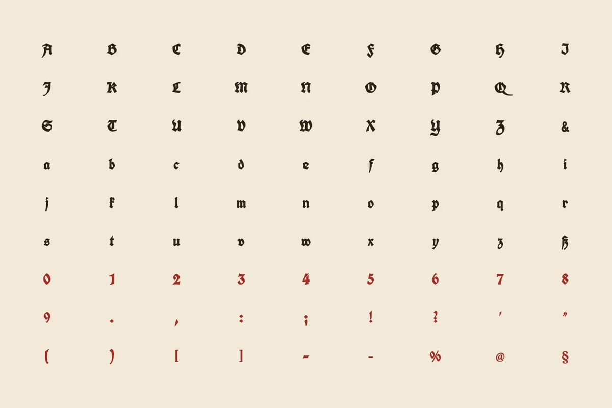 Unifraktur Cook - Free German Gothic Font