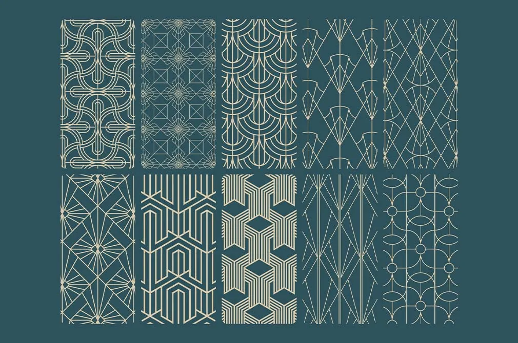 Geometric Art Deco Patterns