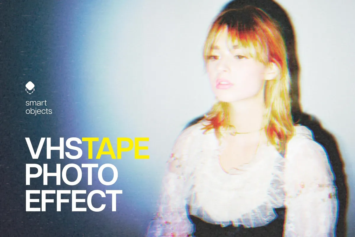 Old VHS Tape Photo Effect