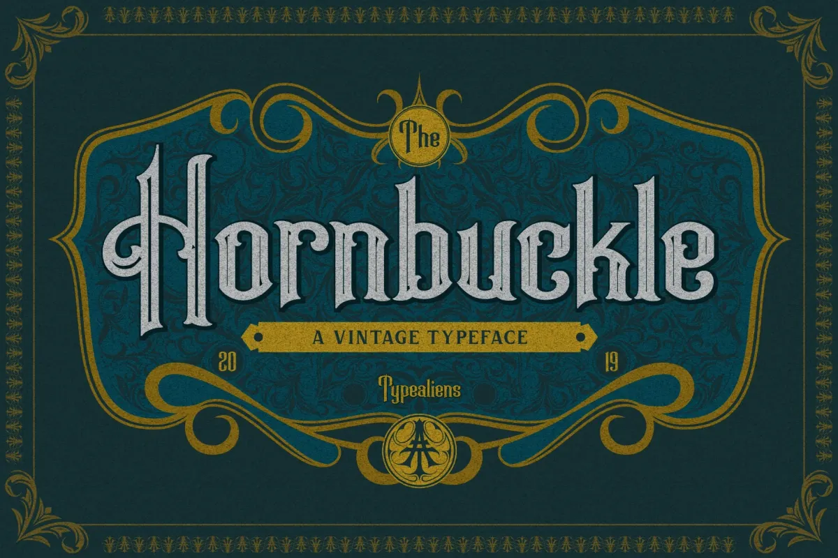 Hornbuckle - Vintage Blackletter Font