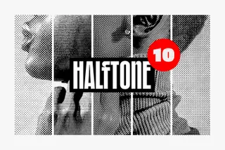 Classic Halftone Photo Effects