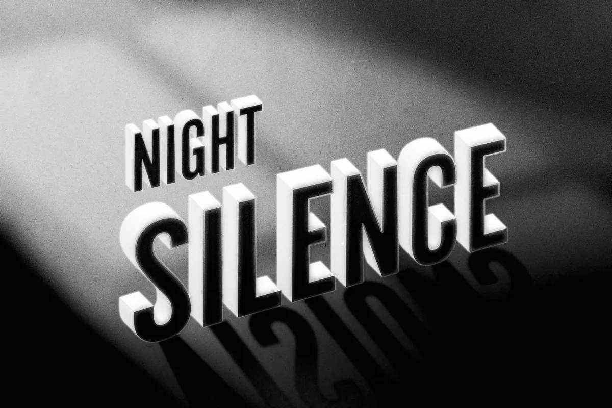 Vintage Noir Movie Title Text Effect
